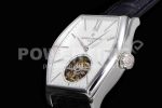Vacheron Constantin Malte Tourbillon SS White Dial on Black Croco Leather Strap Super Clone Watch - Image 6