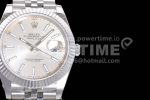 Rolex DateJust 41 126334 JDF 1:1 Best Edition 904L Steel Silver Dial on SS Jubilee Bracelet VR3235 Super Clone Watch - Image 4