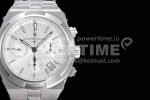 Vacheron Constantin Overseas Ultra-Thin 5500V V8F 42.5MM Best Edition White Dial on SS Bracelet A5200 AAA Replica Super Clone Watch - Image 4