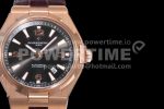 Vacheron Constantin Overseas RG 8F Maker Brown Dial on Brown Leather Strap MIYOTA9015 Super Clone Watch - Image 4