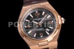 Vacheron Constantin Overseas RG 8F Maker Brown Dial on Brown Leather Strap MIYOTA9015 Super Clone Watch - Image 5