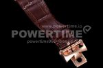 Vacheron Constantin Overseas RG 8F Maker Brown Dial on Brown Leather Strap MIYOTA9015 Super Clone Watch - Image 8