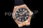 Vacheron Constantin Overseas RG 8F Maker Brown Dial on Black Rubber Strap MIYOTA9015 Super Clone Watch - Image 3