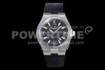 Vacheron Constantin Overseas SS 8F Maker Black Dial on Black Leahter Strap MIYOTA9015 Super Clone Watch