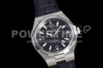 Vacheron Constantin Overseas SS 8F Maker Black Dial on Black Leahter Strap MIYOTA9015 Super Clone Watch - Image 2