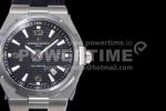 Vacheron Constantin Overseas SS 8F Maker Black Dial on Black Leahter Strap MIYOTA9015 Super Clone Watch - Image 4