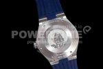 Vacheron Constantin Overseas SS 8F Maker Blue Dial on Blue Rubber Strap MIYOTA9015 Super Clone Watch - Image 8