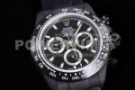 Rolex Daytona Black Ceramic 5GF Best Edition Black Dial Black Pusher on Black Rubber Strap A7750 Super Clone Watch - Image 5