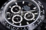 Rolex Daytona Black Ceramic 5GF Best Edition Black Dial Black Pusher on Black Rubber Strap A7750 Super Clone Watch - Image 8