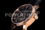 Vacheron Constantin Traditionnelle Tourbillon RG TWF Best Edition Black Dial on Black Leather Strap Super Clone Watch - Image 6