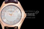 VACHERON CONSTANTIN Fiftysix RG 40mm ZF 1:1 Best Edition Silver Dial on Brown Leather Strap A1326 Super Clone Watch - Image 4