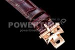 VACHERON CONSTANTIN Fiftysix RG 40mm ZF 1:1 Best Edition Silver Dial on Brown Leather Strap A1326 Super Clone Watch - Image 9