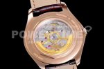 VACHERON CONSTANTIN Fiftysix RG 40mm ZF 1:1 Best Edition Silver Dial on Brown Leather Strap A1326 Super Clone Watch - Image 8