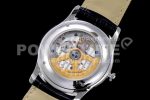 Jaeger-LeCoultre Master Ultra Thin Date 1282510 ZF 1:1 Best Edition White Dial on Black Leather Strap A899/1 Super Clone Watch - Image 8
