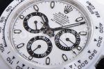 Rolex Daytona White Ceramic 5GF Best Edition White/Black Dial on White Rubber Strap A7750 Super Clone Watch - Image 8