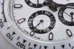 Rolex Daytona White Ceramic 5GF Best Edition White/Black Dial on White Rubber Strap A7750 Super Clone Watch - Image 9
