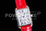 Longines DolceVita 23mm Ladies Watch 8848F 1:1 Best Edition White Dial Diamonds Bezel on Red Croco Strap Swiss Quartz Super Clone Watch - Image 2