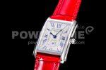 Longines DolceVita 23mm Ladies Watch 8848F 1:1 Best Edition White Dial Diamonds Bezel on Red Croco Strap Swiss Quartz Super Clone Watch - Image 3