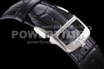 Jaeger-LeCoultre Master Ultra Thin Small Second SS ZF 1:1 Best Edition Blue Dial on Black Leather Strap A896 Super Clone Watch - Image 8