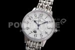 Rendez-Vous Night & Day SS ZF 1:1 Best Edition WhiteTextured Dial Diamonds Bezel on SS Bracelet A898 Super Clone Watch - Image 3