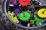 Rolex Daytona DIW TWF Best Edition Carbon Case and Bezel Colorful Dial on Black Nylon Strap A7750 Super Clone Watch - Image 10