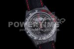 Rolex Daytona DIW TWF Best Edition Carbon Case and Bezel Black/Red Dial on Black Nylon Strap A7750 Super Clone Watch - Image 2