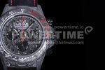 Rolex Daytona DIW TWF Best Edition Carbon Case and Bezel Black/Red Dial on Black Nylon Strap A7750 Super Clone Watch - Image 4