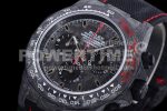 Rolex Daytona DIW TWF Best Edition Carbon Case and Bezel Black/Red Dial on Black Nylon Strap A7750 Super Clone Watch - Image 8
