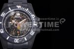 Rolex Andrea Pirlo Project PVD Skeleton Submariner SS VRF Best Edition on SS Bracelet SA3130 Super Clone Watch - Image 4