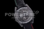 Rolex GMT DIW Carbon OMF Best Edition All Black/Red/Green Black Dial on Black Nylon Strap SA3186 CHS Super Clone Watch - Image 12