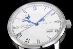 Glashutte Original Excellence Panorama Date Moon Phase SS GF White Dial on Black Leather Strap A100 Super Clone Watch - Image 5