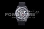 Rolex GMT DIW Carbon OMF Best Edition All Black Black Dial on Black Nylon Strap SA3186 CHS Super Clone Watch