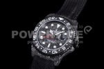 Rolex GMT DIW Carbon OMF Best Edition All Black Black Dial on Black Nylon Strap SA3186 CHS Super Clone Watch - Image 3
