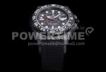 Rolex GMT DIW Carbon OMF Best Edition All Black Black Dial on Black Nylon Strap SA3186 CHS Super Clone Watch - Image 6