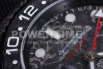 Rolex GMT DIW Carbon OMF Best Edition All Black Black Dial on Black Nylon Strap SA3186 CHS Super Clone Watch - Image 9