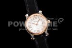 Chopard Replica Watches Happy Sport SS/RG BVF ETA Quartz Black Rubber Strap 1:1 Fake watches Super Clone Watch - Image 2