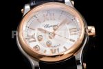 Chopard Replica Watches Happy Sport SS/RG BVF ETA Quartz Black Rubber Strap 1:1 Fake watches Super Clone Watch - Image 5