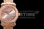 Chopard Replica Watches Happy Sport Diamonds Bezel RG Dial Bracelet YF 9015 1:1 Fake watches Super Clone Watch - Image 4