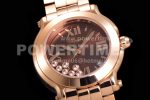 Chopard Happy Sport Automatic RG 30mm YF 1:1 Best Edition Brown Dial on RG Bracelet Super Clone Watch - Image 4