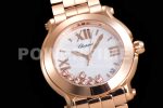 Chopard Happy Sport Automatic RG 30mm YF 1:1 Best Edition White Dial on RG Bracelet Super Clone Watch - Image 4