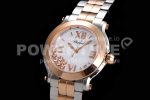 Chopard Happy Sport Automatic RG 30mm YF 1:1 Best Edition White Dial on SS/RG Bracelet Super Clone Watch - Image 2