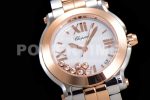 Chopard Happy Sport Automatic RG 30mm YF 1:1 Best Edition White Dial on SS/RG Bracelet Super Clone Watch - Image 4