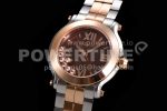 Chopard Happy Sport Automatic RG 30mm YF 1:1 Best Edition Brown Dial on SS/RG Bracelet Super Clone Watch - Image 2