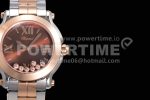 Chopard Happy Sport Automatic RG 30mm YF 1:1 Best Edition Brown Dial on SS/RG Bracelet Super Clone Watch - Image 3