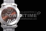 Chopard Happy Sport Automatic SS 30mm YF 1:1 Best Edition Brown Dial on SS Bracelet Super Clone Watch - Image 3
