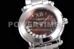 Chopard Happy Sport Automatic SS 30mm YF 1:1 Best Edition Brown Dial on SS Bracelet Super Clone Watch - Image 4