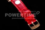 Chopard Happy Sport 33mm RG ZF 1:1 Best Edition Red Dial on Red Leather Strap MIYOTA 9015 Super Clone Watch - Image 9