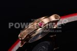 Chopard Happy Sport 33mm RG ZF 1:1 Best Edition Red Dial on Red Leather Strap MIYOTA 9015 Super Clone Watch - Image 7