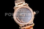 Chopard Happy Motion Auto RG 36mm YF 1:1 Best Edition Drill Ring White Dial RG Bracelet A2892 Super Clone Watch - Image 2
