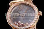 Chopard Happy Motion Auto RG 36mm YF 1:1 Best Edition Drill Ring White Dial RG Bracelet A2892 Super Clone Watch - Image 5